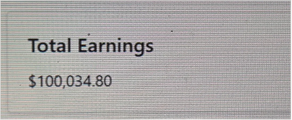 Contributor earnings screenshot