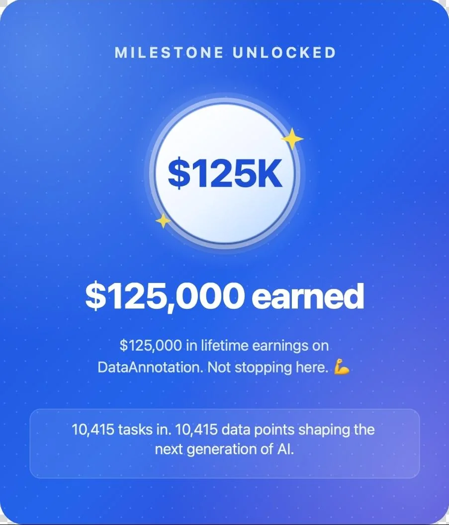 Contributor earnings screenshot